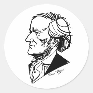 Richard Wagner Ronde Sticker