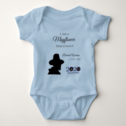 Richard Warren Mayflower Baby Bodysuit (Voorkant)