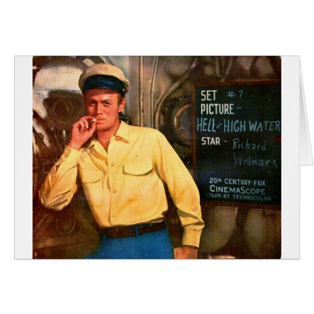 Richard Widmark annonce pour l'enfer et la haute e (Devant horizontal)