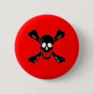 Richard Worley-Black Ronde Button 5,7 Cm