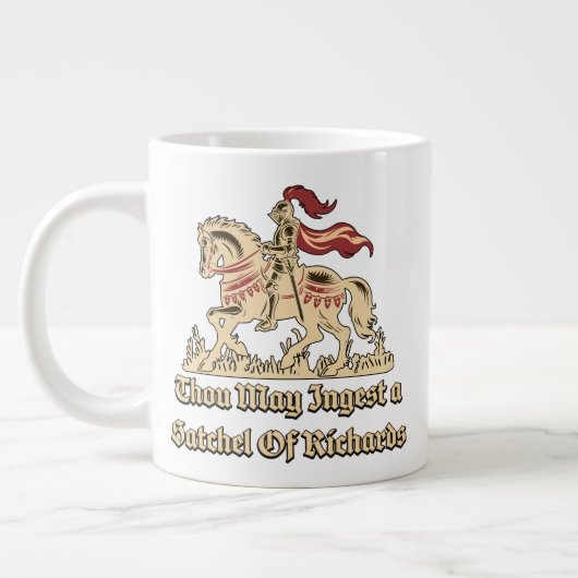 Richards Jumbo 20oz Extra Grote Beker (Links)