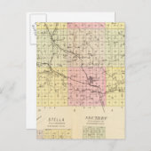 Richardson County, Nebraska Briefkaart (Voorkant / Achterkant)