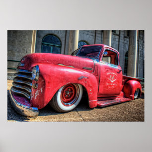 Richardson Motor Company Rat Chevy Poster