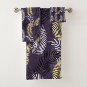 RICHE SERVIETTE DE SALLE DE BAINS EN HAWAIIAN PURP