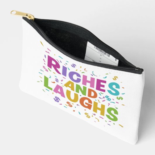 Riches et rires Imprimer Couper Sac à coudre (Ouvrir)