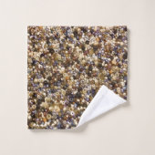 Richesse de perles de rocaille (Gant de toilette)
