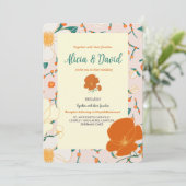 Richesse du printemps Invitation Vintage (Debout devant)