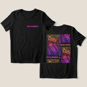 Richesse et sagesse des T-shirts