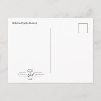 Richmond Castle ansichtkaart Briefkaart