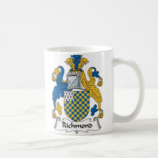 Richmond Family Crest Koffiemok (Rechts)