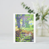  Richmond Park Engeland Reisposter Briefkaart (Staand voorkant)