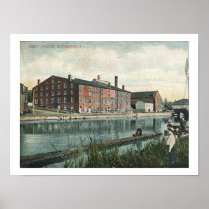 Richmond VA, 1909 Libby Prison, geïnspireerd Poster