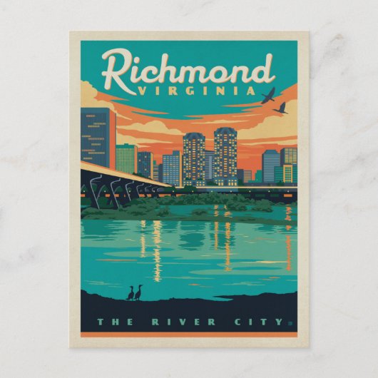 Richmond, VA Briefkaart (Voorkant)
