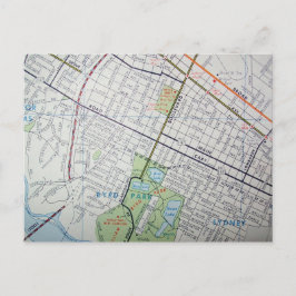RICHMOND, VA  Map Briefkaart