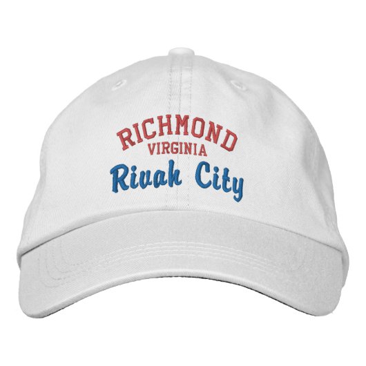 RICHMOND VA "Rivah City" Casquette de baseball bro (Devant)