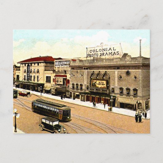 Richmond, Virginia - 1923, Theatrical District Briefkaart (Voorkant)