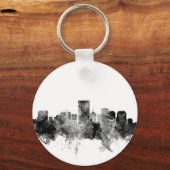 Richmond Virginia Skyline Sleutelhanger (Voorkant)