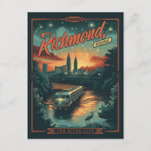 Richmond, Virginia Vintage Briefkaart