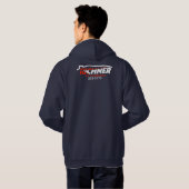 Richner Air Hoodie Navy (Achterkant volledig)