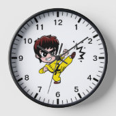 Richt hoge wandklok (Voorkant)