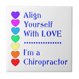 Richt je jezelf op liefde - ik ben een Chiropracto Tegeltje