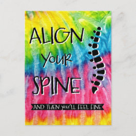 Richt je rug op en dan voel je je goed Chiro Briefkaart