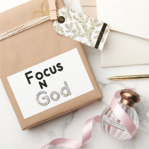 Richt op God Rechthoekige Sticker