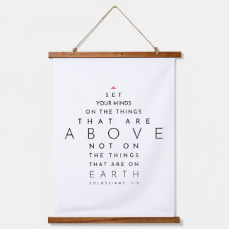 Richt uw gedachten op de dingen boven, Kolossenzen Hangend Wandkleed