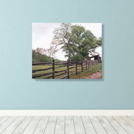 Richting Canvas Afdruk (Insitu (Houten vloer))