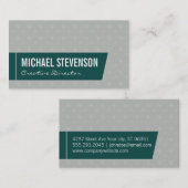 Richting (groen) visitekaartje (Voorkant / Achterkant)