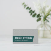 Richting (groen) visitekaartje (Staand voorkant)