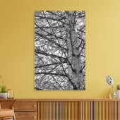 Richting van pijnbomen canvas afdruk (Insitu (Woonkamer))