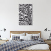 Richting van pijnbomen canvas afdruk (Insitu (Slaapkamer))
