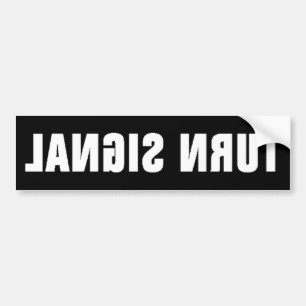 RICHTINGAANWIJZER BUMPERSTICKER