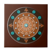 Richtingen keramische tegels tegeltje (Voorkant)