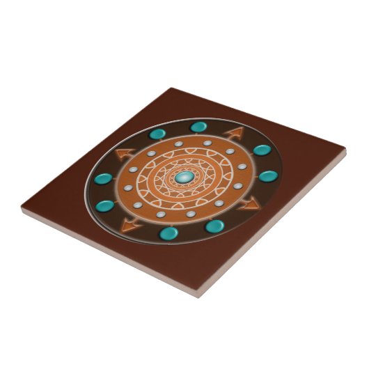 Richtingen keramische tegels tegeltje (Zijkant)