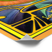 Richtingssymbool Art Poster (Hoek)