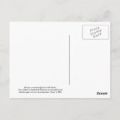 Ricinus communis (Plant van Ricinusolie) Briefkaart (Achterkant)