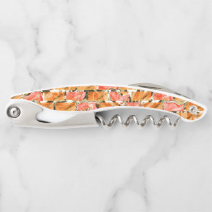 Rick-achtige tekening met heldere tinten kurkentrekker