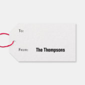 Rick and Morty | Christmas Pickle Rick Pattern Cadeaulabel (Achterkant Horizontaal)