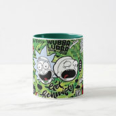 Rick and Morty Collage Mousepad Mok (Midden)