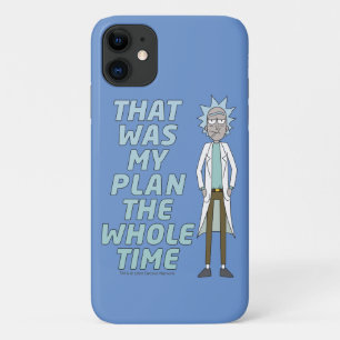 RICK AND MORTY™ Dat was mijn plan de hele tijd iPhone 11 Hoesje