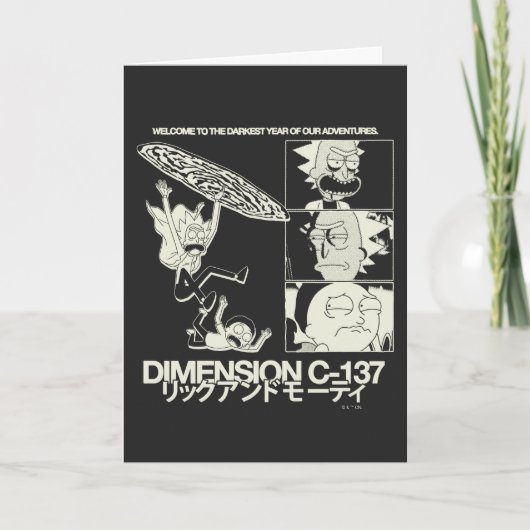 RICK AND MORTY™ | Dimension C-137 Kaart (Voorkant)