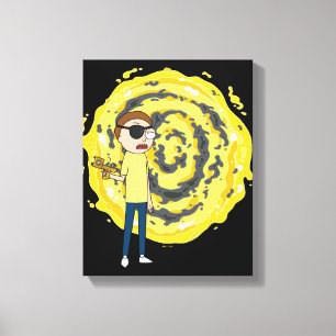 RICK AND MORTY™   Evil Morty Portal Canvas Afdruk