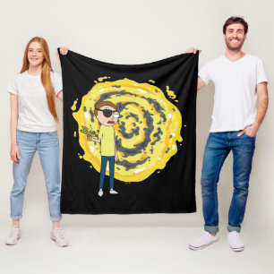 RICK AND MORTY™ Evil Morty Portal Fleece Deken