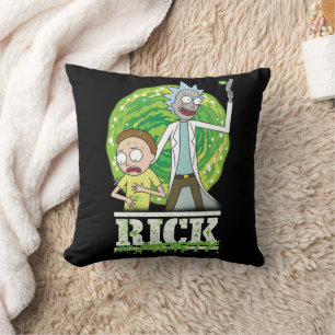 RICK AND MORTY™ Green Splash Kussen