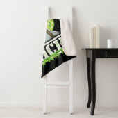 RICK AND MORTY™ | groene splash Sherpa Deken (In situ)