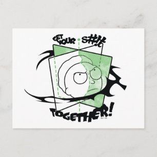 RICK AND MORTY™   Haal je S#! bij elkaar! Briefkaart