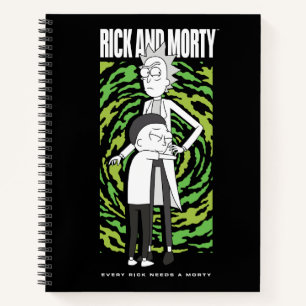 RICK AND MORTY™ Morty Hugging Rick Notitieboek