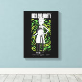 RICK AND MORTY™ | Morty omhelst Rick Canvas Afdruk (Insitu (Houten vloer))